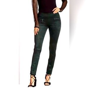 #J07. Dark Green BCBG Maxazria velvet pants size Small